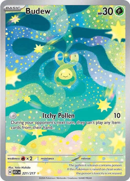221/217 - Budew HOLO - Ascended Heroes - Illustration Rare