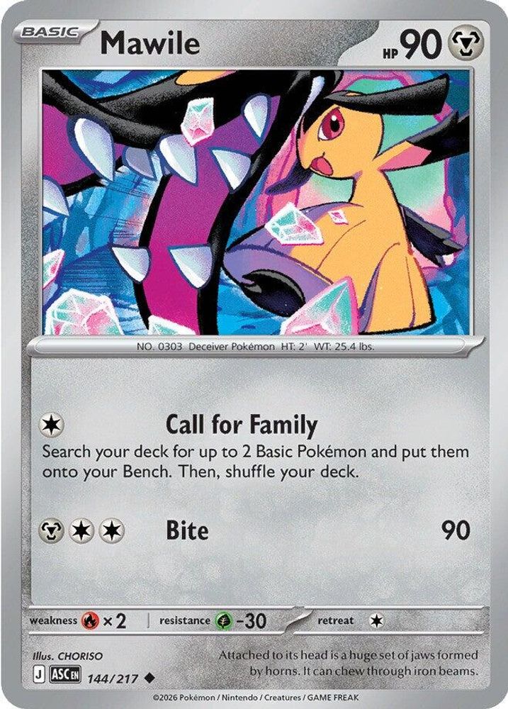 144/217 - Mawile - Ascended Heroes - Uncommon