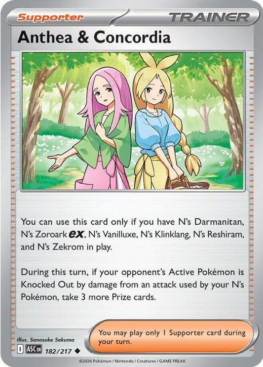 182/217 - Anthea & Concordia - Ascended Heroes - Uncommon