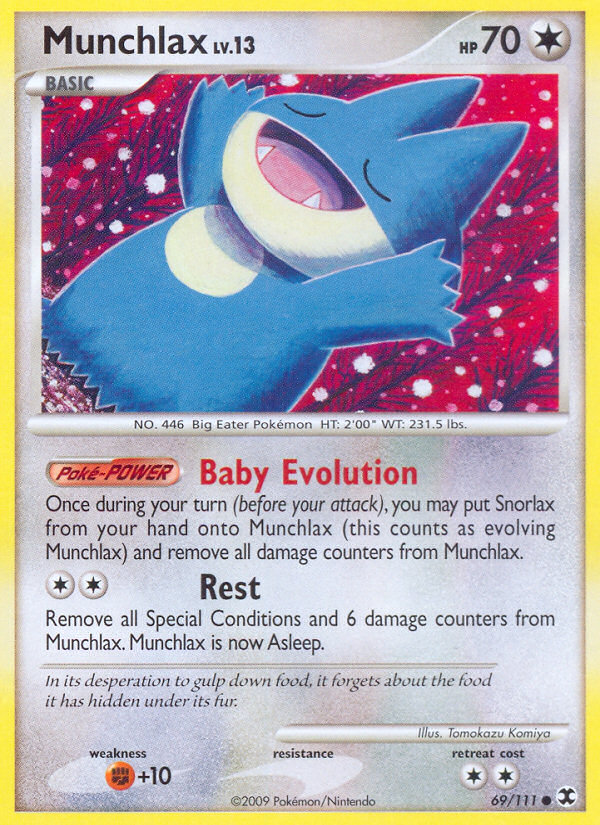 69/111 - Munchlax - Rising Rivals - Common