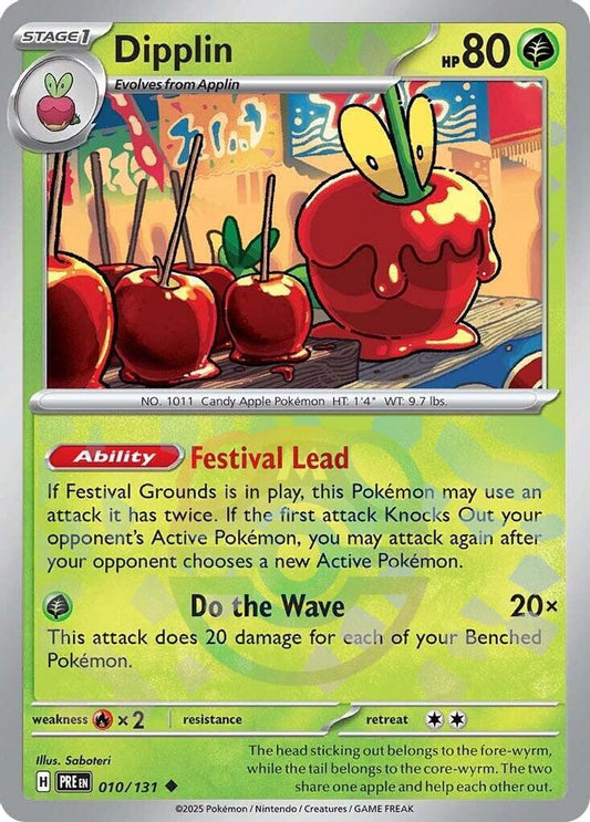 010/131 - Dipplin (Master Ball Pattern) HOLO - Prismatic Evolutions - Uncommon