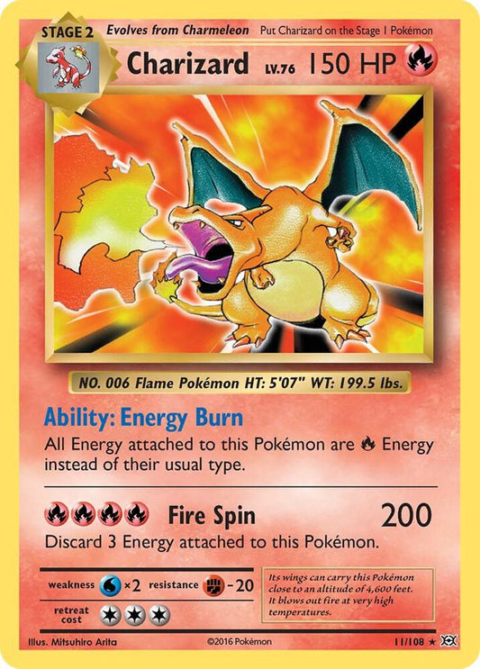 11/108 - Charizard HOLO - Evolutions - Rare