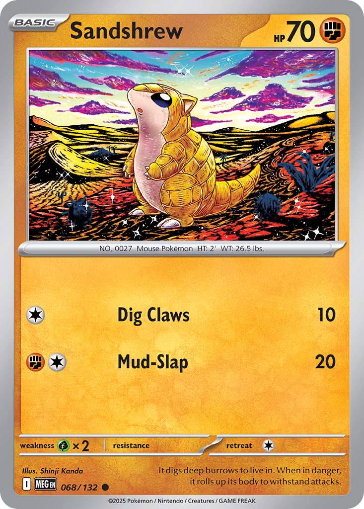 068/132 - Sandshrew - Mega Evolution - Common