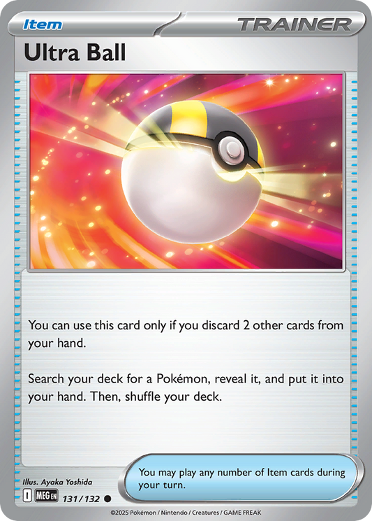 131/132 - Ultra Ball - Mega Evolution - Common