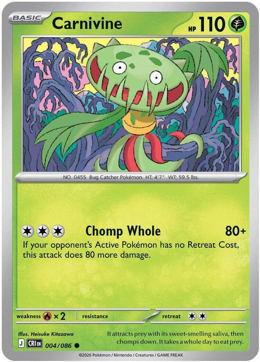 004/086 - Carnivine - Chaos Rising - Common