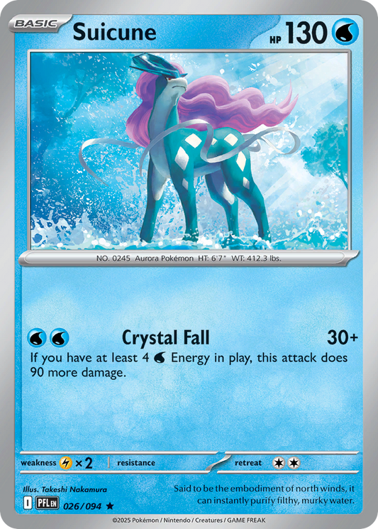 026/094 - Suicune - Phantasmal Flames - Rare