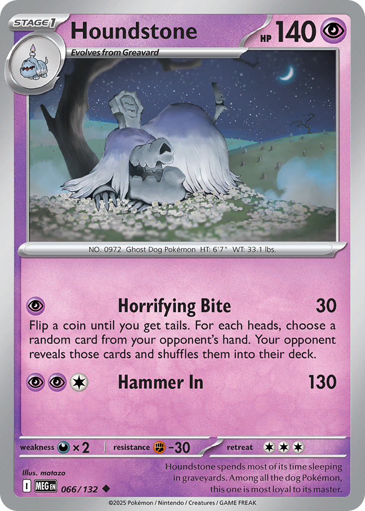 066/132 - Houndstone - Mega Evolution - Uncommon