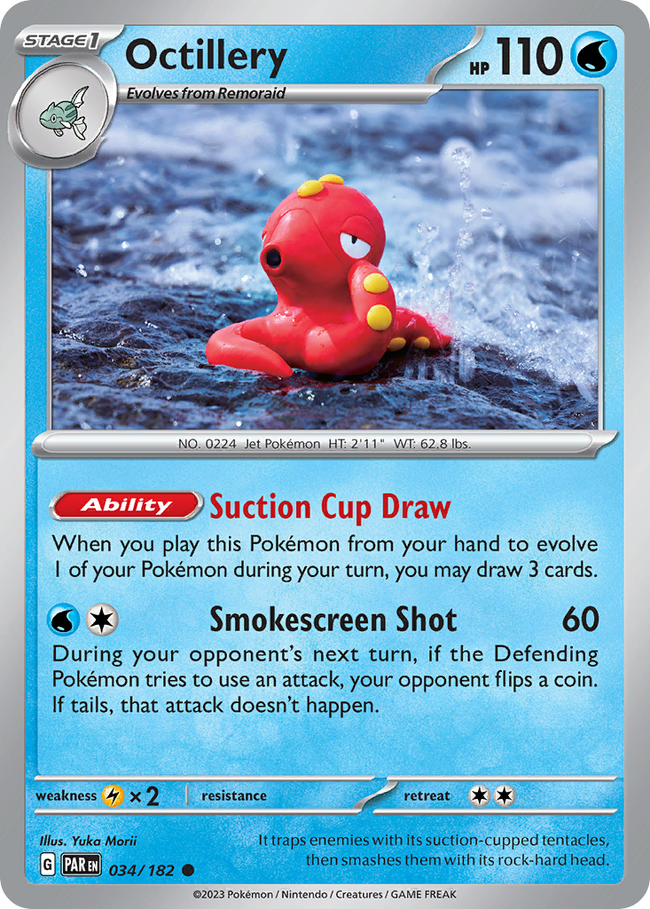034/182 - Octillery - Paradox Rift - Common