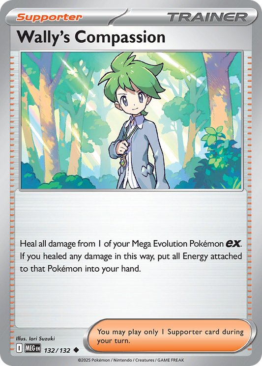 132/132 - Wally's Compassion - Mega Evolution - Uncommon