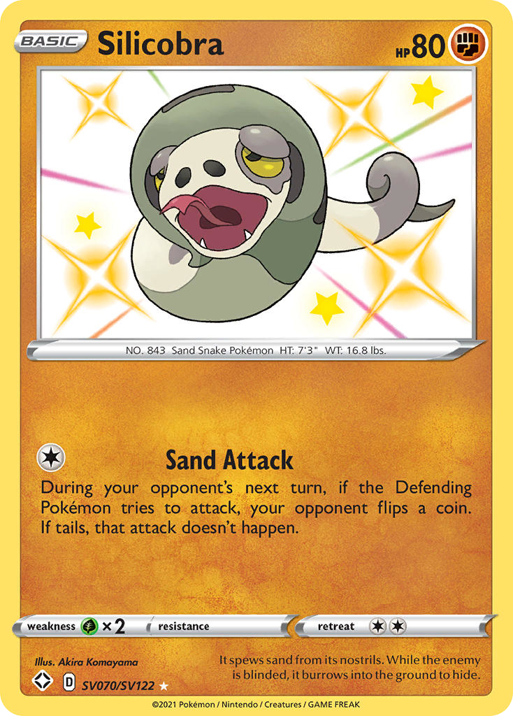 SV070/SV122 - Silicobra HOLO - Shining Fates Shiny Vault - Shiny Rare