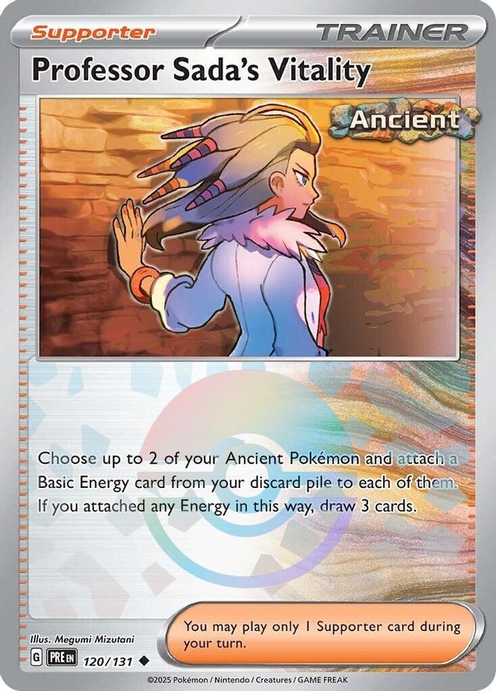 120/131 - Professor Sada's Vitality (Poke Ball Pattern) - Prismatic Evolutions