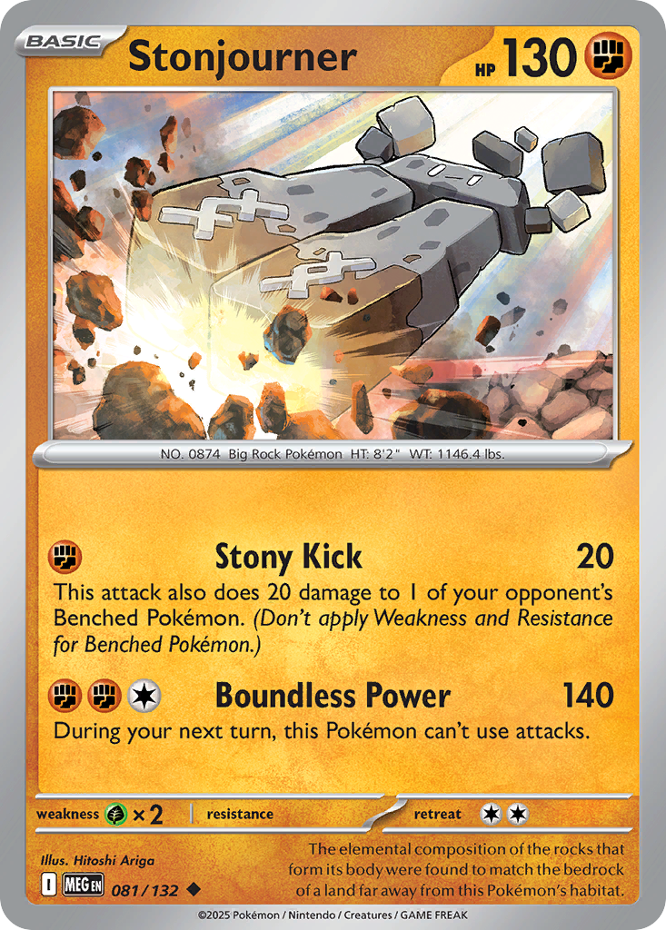 081/132 - Stonjourner - Mega Evolution - Uncommon