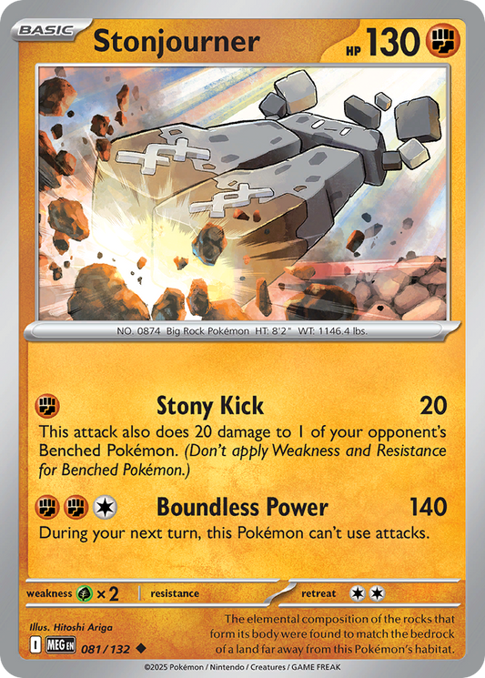 081/132 - Stonjourner - Mega Evolution - Uncommon