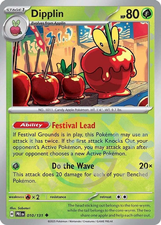 010/131 - Dipplin (Poke Ball Pattern) HOLO - Prismatic Evolutions - Uncommon