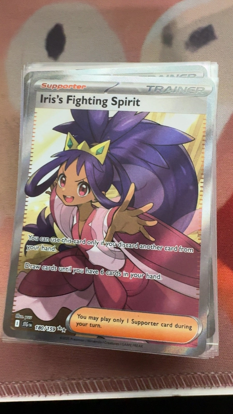 180/159 - Iris's Fighting Spirit HOLO - Journey Together - Ultra Rare