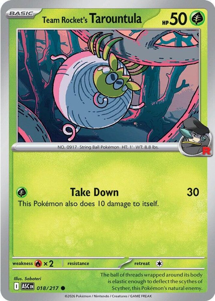 018/217 - Team Rocket's Tarountula - Ascended Heroes - Common