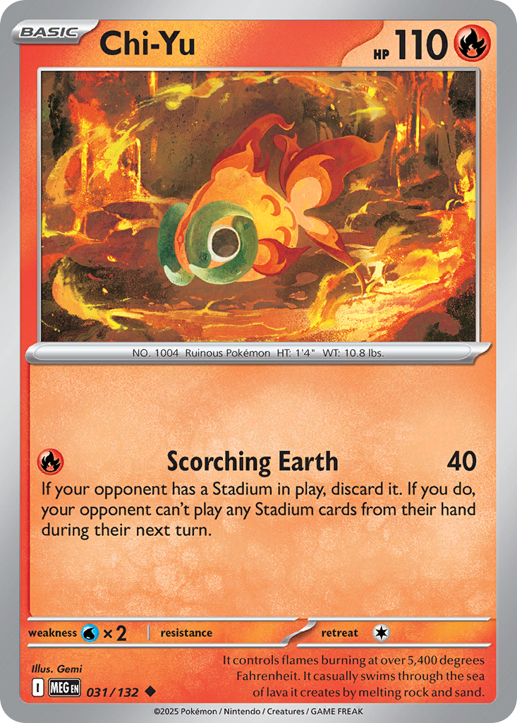 031/132 - Chi-Yu - Mega Evolution - Uncommon
