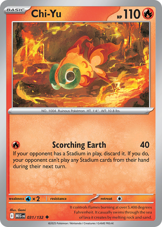 031/132 - Chi-Yu - Mega Evolution - Uncommon