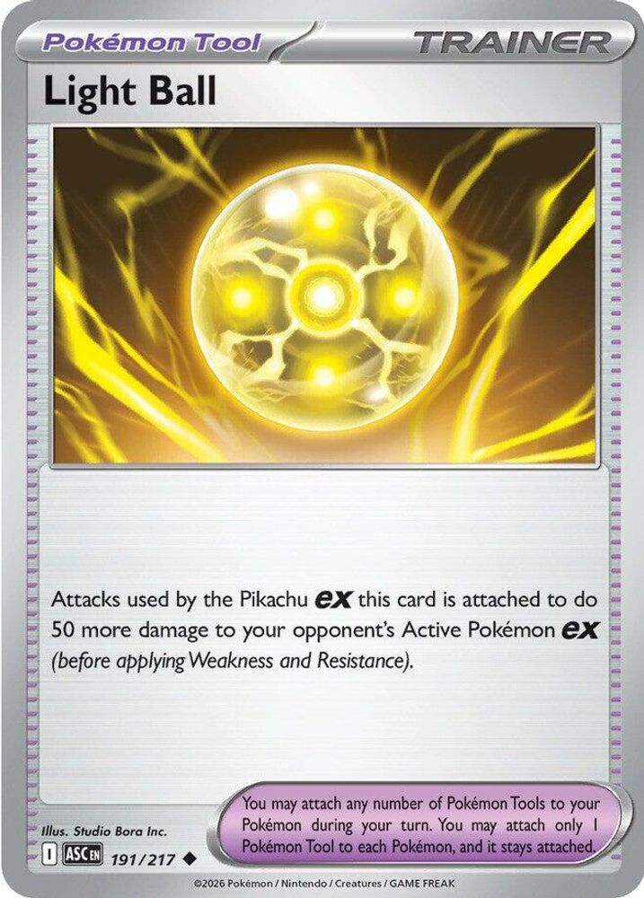 191/217 - Light Ball - Ascended Heroes - Uncommon