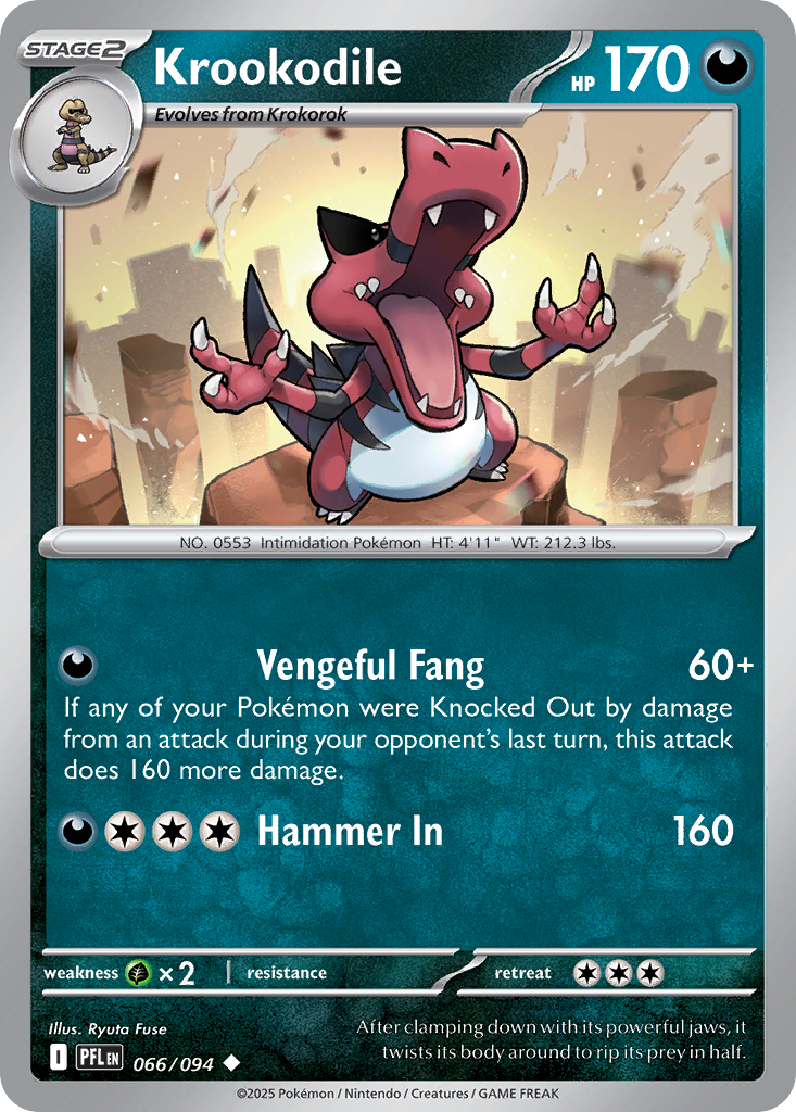 066/094 - Krookodile - Phantasmal Flames - Uncommon