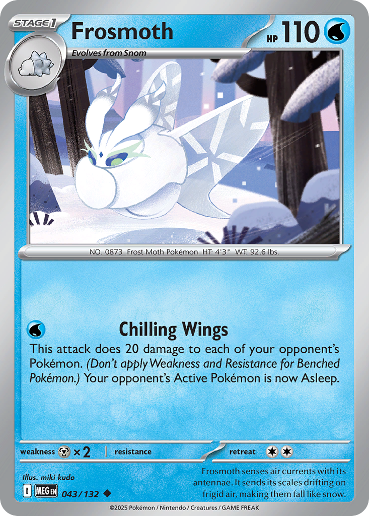 043/132 - Frosmoth - Mega Evolution - Uncommon