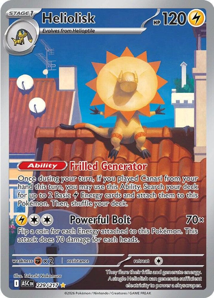 229/217 - Heliolisk HOLO - Ascended Heroes - Illustration Rare