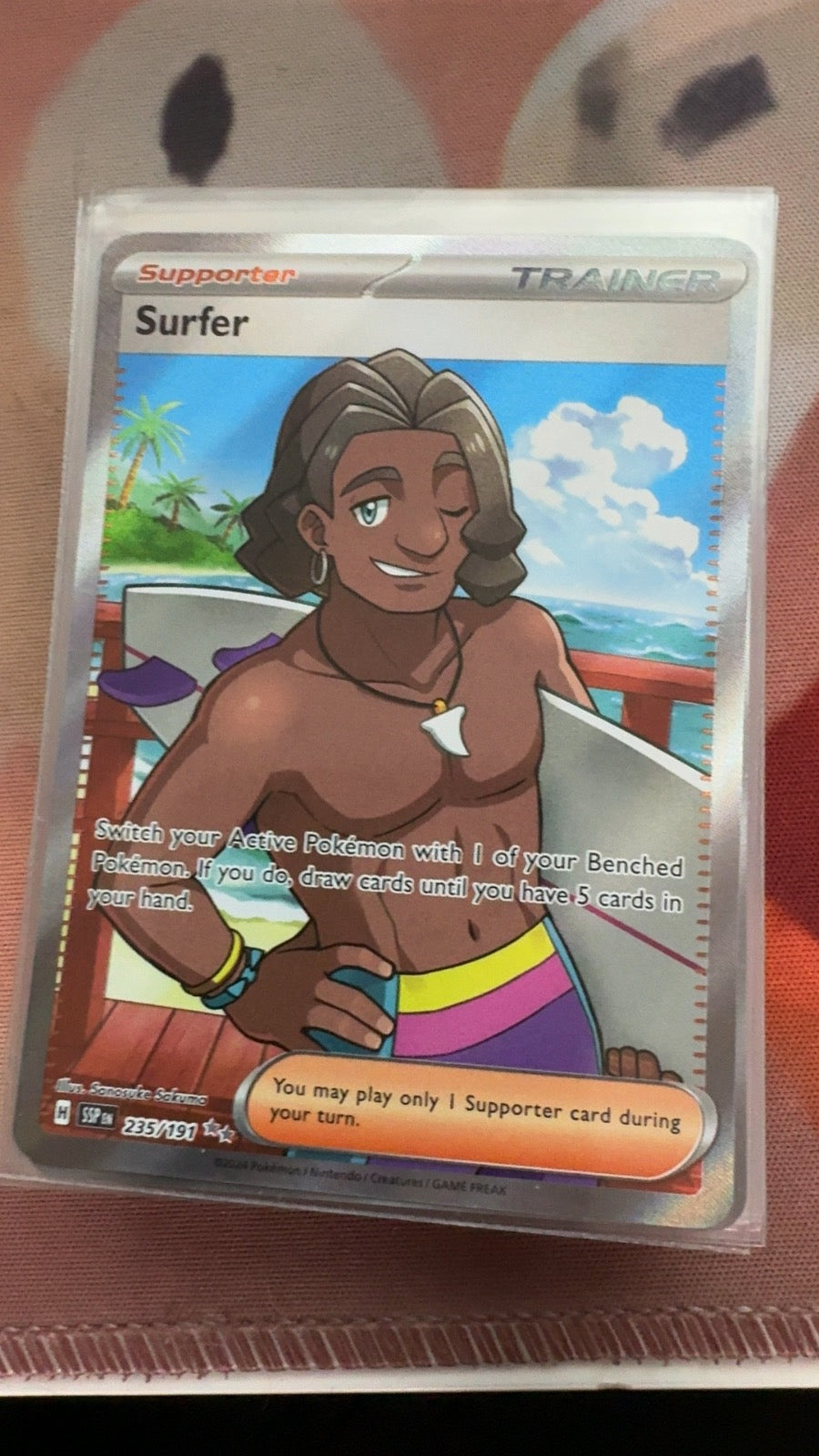 235/191 - Surfer HOLO - Surging Sparks - Ultra Rare