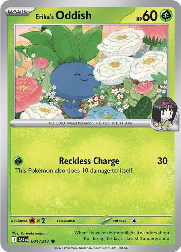 001/217 - Erika's Oddish - Ascended Heroes - Common