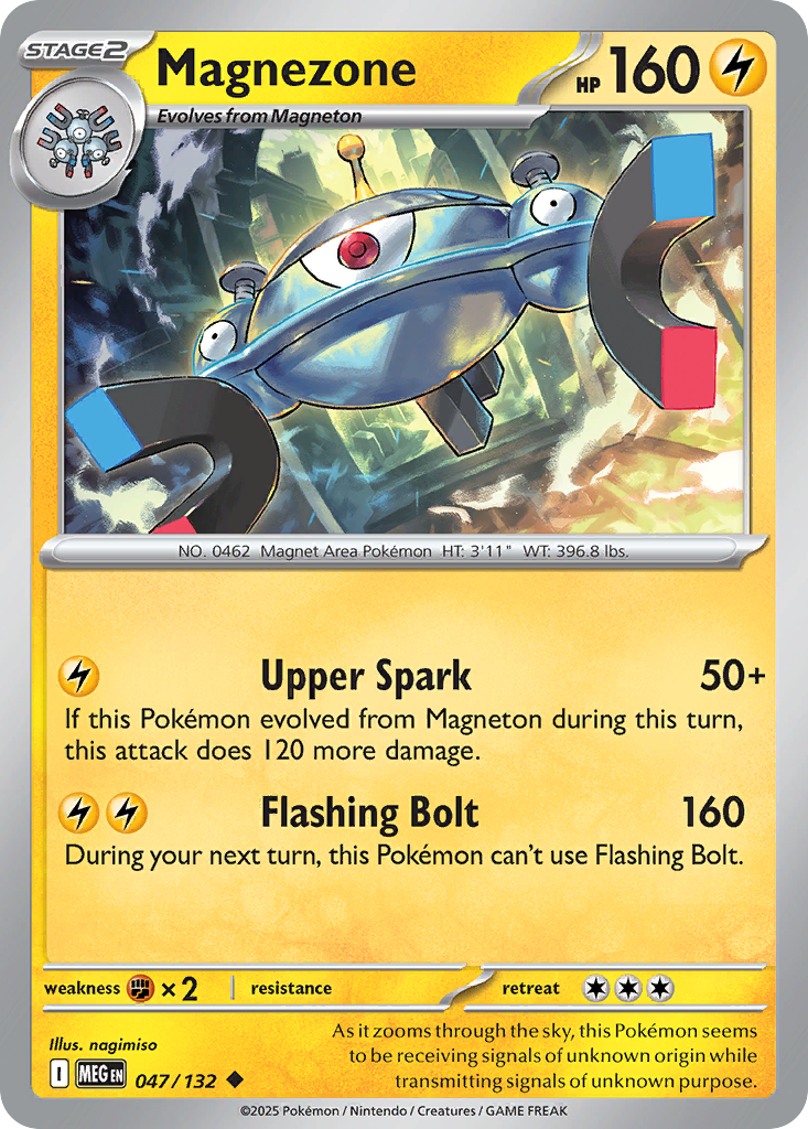 047/132 - Magnezone - Mega Evolution - Uncommon
