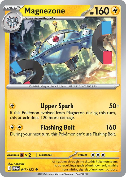 047/132 - Magnezone - Mega Evolution - Uncommon